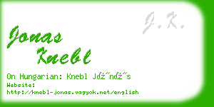 jonas knebl business card